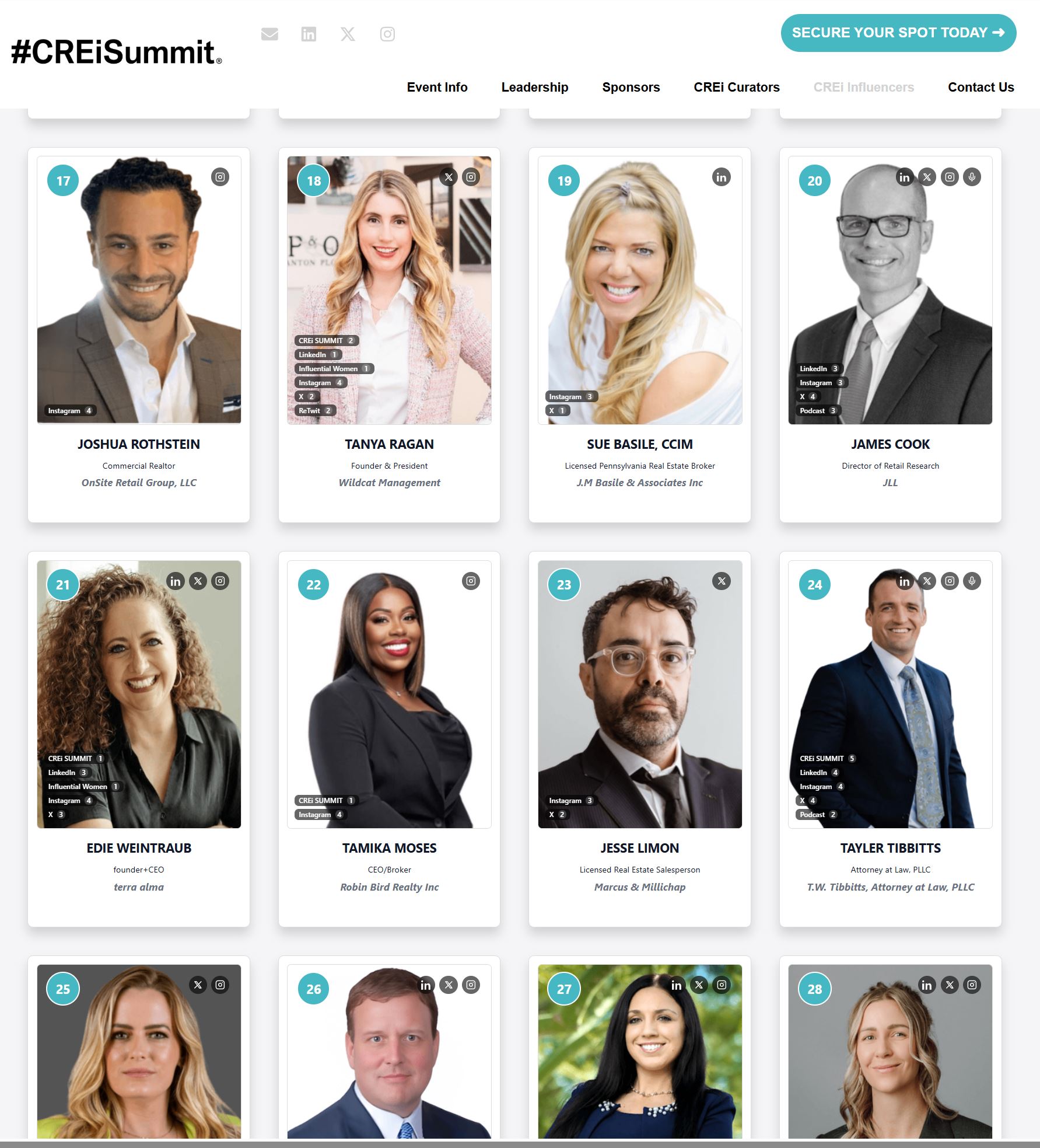 CREi Summit 2023 Instagram Influencer List — Tanya Ragan