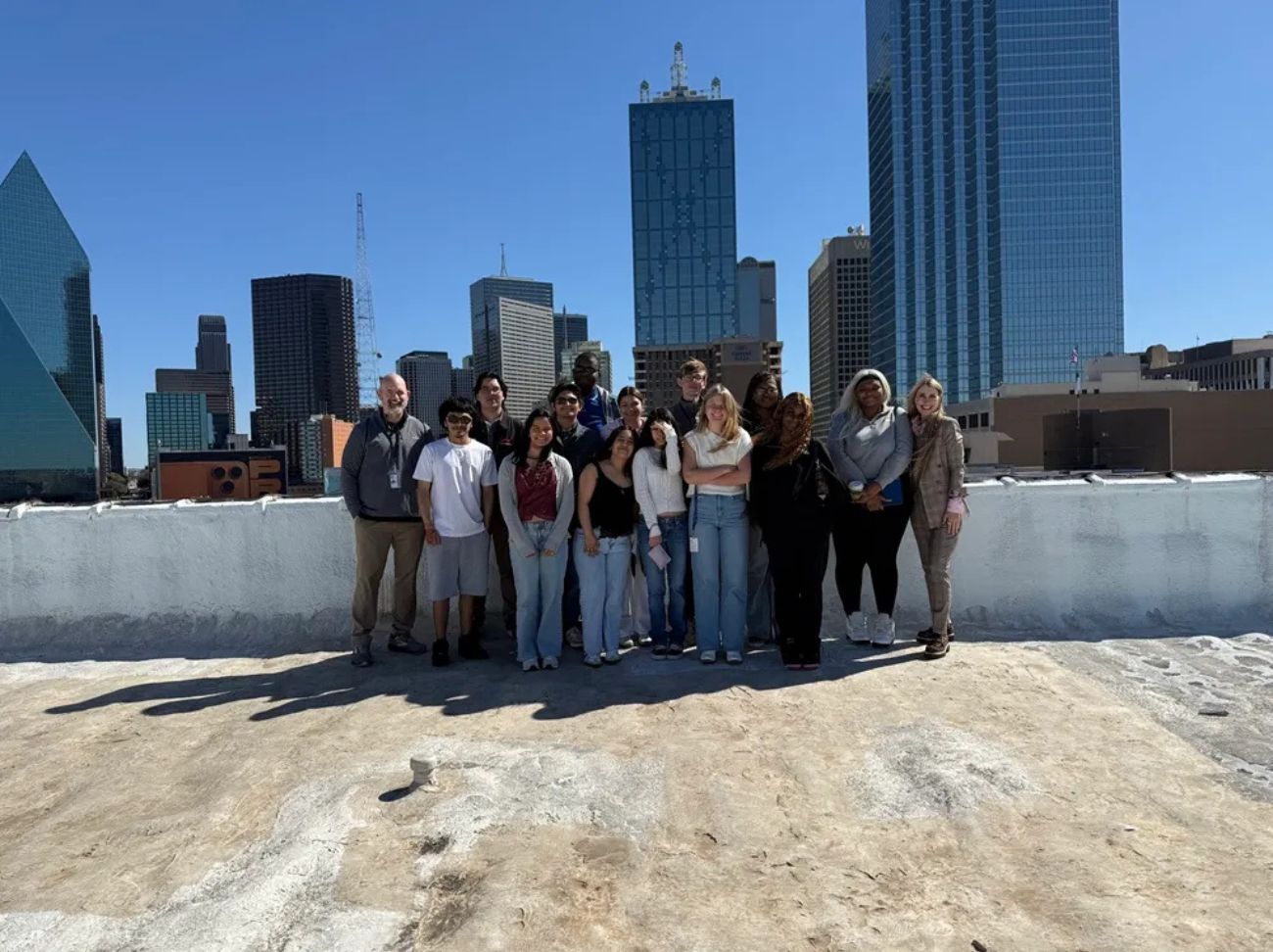 Lake Highlands students at Wildcat Management
